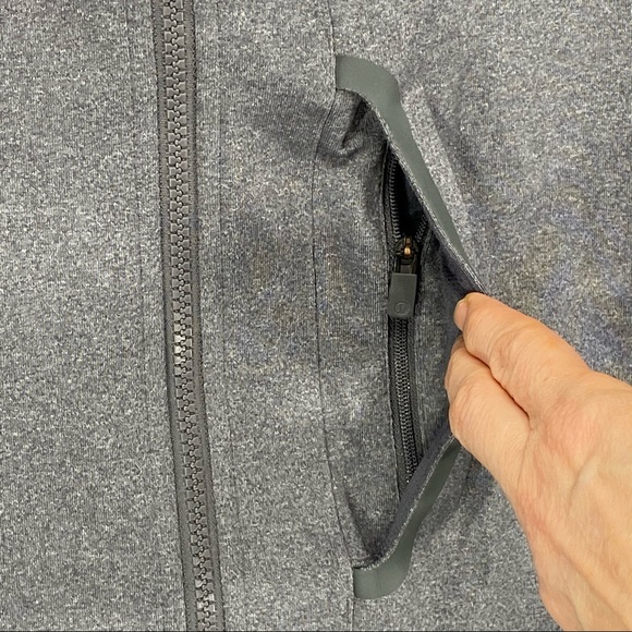 Lululemon Mens Size L Full Zip Gray Jacket - Picture 9 of 10